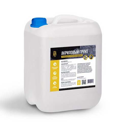 Акриловый грунт ГП 5%, 10 л, Битум Продукт